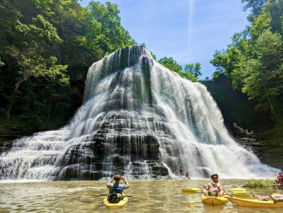 Kayak to Burgess Falls: Nature’s Big Finale